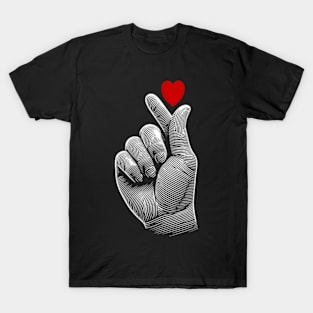 Heart Hand Sign T-Shirt